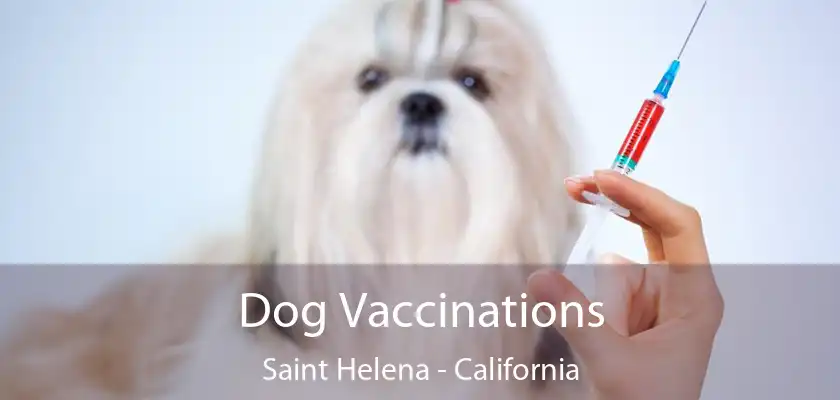 Dog Vaccinations Saint Helena - California